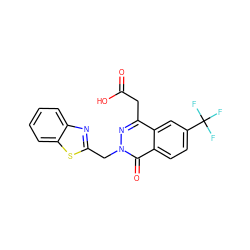 O=C(O)Cc1nn(Cc2nc3ccccc3s2)c(=O)c2ccc(C(F)(F)F)cc12 ZINC000013860802