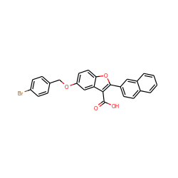 O=C(O)c1c(-c2ccc3ccccc3c2)oc2ccc(OCc3ccc(Br)cc3)cc12 ZINC000084758257