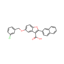 O=C(O)c1c(-c2ccc3ccccc3c2)oc2ccc(OCc3cccc(Cl)c3)cc12 ZINC000084758258