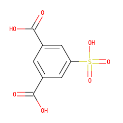 O=C(O)c1cc(C(=O)O)cc(S(=O)(=O)O)c1 ZINC000002539631