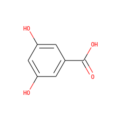 O=C(O)c1cc(O)cc(O)c1 ZINC000000388546