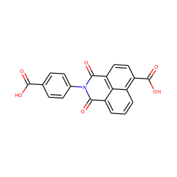 O=C(O)c1ccc(N2C(=O)c3cccc4c(C(=O)O)ccc(c34)C2=O)cc1 ZINC000004713398