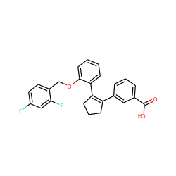 O=C(O)c1cccc(C2=C(c3ccccc3OCc3ccc(F)cc3F)CCC2)c1 ZINC000028819232