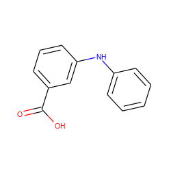 O=C(O)c1cccc(Nc2ccccc2)c1 ZINC000039316388