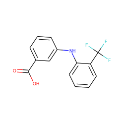 O=C(O)c1cccc(Nc2ccccc2C(F)(F)F)c1 ZINC000051691861