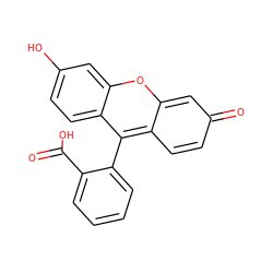 O=C(O)c1ccccc1-c1c2ccc(=O)cc-2oc2cc(O)ccc12 ZINC000003872582