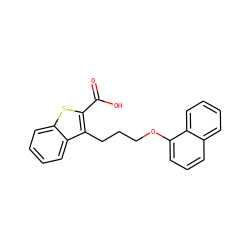 O=C(O)c1sc2ccccc2c1CCCOc1cccc2ccccc12 ZINC000095596240