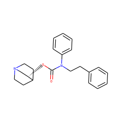 O=C(O[C@H]1CN2CCC1CC2)N(CCc1ccccc1)c1ccccc1 ZINC000034281191