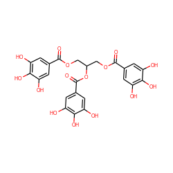 O=C(OCC(COC(=O)c1cc(O)c(O)c(O)c1)OC(=O)c1cc(O)c(O)c(O)c1)c1cc(O)c(O)c(O)c1 ZINC000089469619