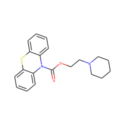 O=C(OCCN1CCCCC1)N1c2ccccc2Sc2ccccc21 ZINC000040934871