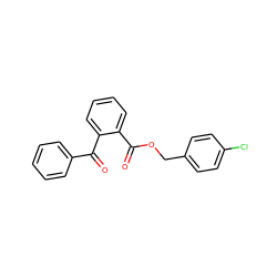 O=C(OCc1ccc(Cl)cc1)c1ccccc1C(=O)c1ccccc1 ZINC000000992923