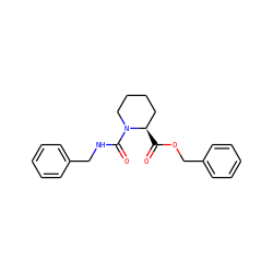 O=C(OCc1ccccc1)[C@@H]1CCCCN1C(=O)NCc1ccccc1 ZINC000013755842