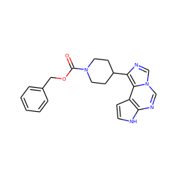 O=C(OCc1ccccc1)N1CCC(c2ncn3cnc4[nH]ccc4c23)CC1 ZINC000205549363