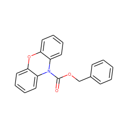 O=C(OCc1ccccc1)N1c2ccccc2Oc2ccccc21 ZINC000095578736