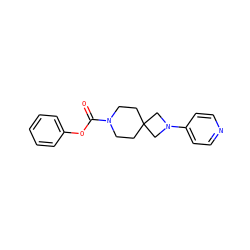 O=C(Oc1ccccc1)N1CCC2(CC1)CN(c1ccncc1)C2 ZINC000003955834