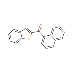 O=C(c1cc2ccccc2s1)c1cccc2ccccc12 ZINC000079904031