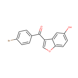 O=C(c1ccc(Br)cc1)c1coc2ccc(O)cc12 ZINC000000480016