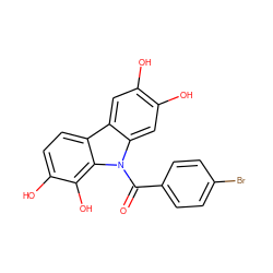 O=C(c1ccc(Br)cc1)n1c2cc(O)c(O)cc2c2ccc(O)c(O)c21 ZINC000013737764