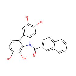 O=C(c1ccc2ccccc2c1)n1c2cc(O)c(O)cc2c2ccc(O)c(O)c21 ZINC000013737765