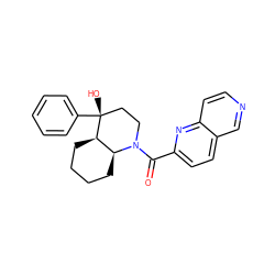 O=C(c1ccc2cnccc2n1)N1CC[C@@](O)(c2ccccc2)[C@@H]2CCCC[C@@H]21 ZINC000071318768