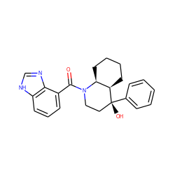 O=C(c1cccc2[nH]cnc12)N1CC[C@@](O)(c2ccccc2)[C@@H]2CCCC[C@@H]21 ZINC000071316859