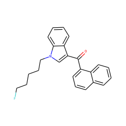 O=C(c1cccc2ccccc12)c1cn(CCCCCF)c2ccccc12 ZINC000001550858