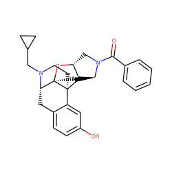 O=C(c1ccccc1)N1C[C@H]2O[C@@]34CC[C@H]1[C@H]2[C@]31CCN(CC2CC2)[C@H]4Cc2ccc(O)cc21 ZINC001772655162