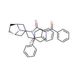 O=C(c1ccccc1)N1CCC(CCN2[C@H]3CC[C@H]2CC(N2C(=O)c4ccccc4C2=O)C3)(c2ccccc2)CC1 ZINC000101641987