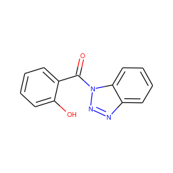 O=C(c1ccccc1O)n1nnc2ccccc21 ZINC000005771119