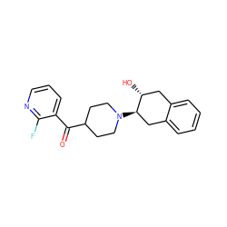 O=C(c1cccnc1F)C1CCN([C@@H]2Cc3ccccc3C[C@H]2O)CC1 ZINC000096273568