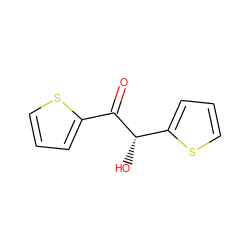 O=C(c1cccs1)[C@@H](O)c1cccs1 ZINC000000132534