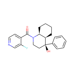 O=C(c1ccncc1F)N1CC[C@@](O)(c2ccccc2)[C@@H]2CCCC[C@@H]21 ZINC000071330460