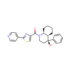 O=C(c1csc(-c2ccncc2)n1)N1CC[C@@](O)(c2ccccc2)[C@@H]2CCCC[C@@H]21 ZINC000071297144