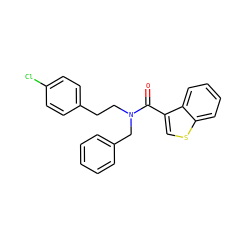 O=C(c1csc2ccccc12)N(CCc1ccc(Cl)cc1)Cc1ccccc1 ZINC000040409857