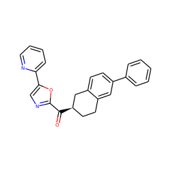 O=C(c1ncc(-c2ccccn2)o1)[C@@H]1CCc2cc(-c3ccccc3)ccc2C1 ZINC000071319160