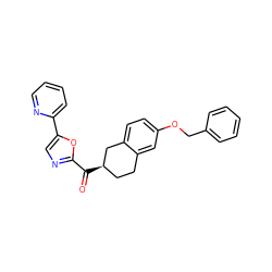 O=C(c1ncc(-c2ccccn2)o1)[C@@H]1CCc2cc(OCc3ccccc3)ccc2C1 ZINC000071329096