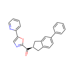 O=C(c1ncc(-c2ccccn2)o1)[C@@H]1Cc2ccc(-c3ccccc3)cc2C1 ZINC000071316601