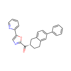 O=C(c1ncc(-c2ccccn2)o1)[C@H]1CCc2cc(-c3ccccc3)ccc2C1 ZINC000071329050