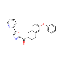 O=C(c1ncc(-c2ccccn2)o1)[C@H]1CCc2cc(Oc3ccccc3)ccc2C1 ZINC000071316861