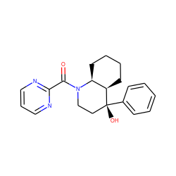 O=C(c1ncccn1)N1CC[C@@](O)(c2ccccc2)[C@@H]2CCCC[C@@H]21 ZINC000071315799