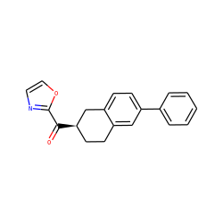 O=C(c1ncco1)[C@@H]1CCc2cc(-c3ccccc3)ccc2C1 ZINC000071329497