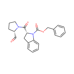 O=C[C@@H]1CCCN1C(=O)[C@H]1Cc2ccccc2N1C(=O)OCc1ccccc1 ZINC000027654934