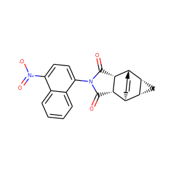 O=C1[C@H]2[C@H]3C=C[C@@H]([C@@H]4C[C@H]34)[C@H]2C(=O)N1c1ccc([N+](=O)[O-])c2ccccc12 ZINC000101027467