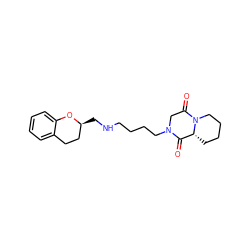 O=C1[C@H]2CCCCN2C(=O)CN1CCCCNC[C@H]1CCc2ccccc2O1 ZINC000035815537