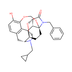 O=C1[C@H]2O[C@@]34CC[C@@]5(OCOc6c(O)ccc7c6[C@@]3(CCN(CC3CC3)[C@@H]4C7)[C@H]25)N1Cc1ccccc1 ZINC000169341275