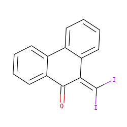 O=C1C(=C(I)I)c2ccccc2-c2ccccc21 ZINC000006019846