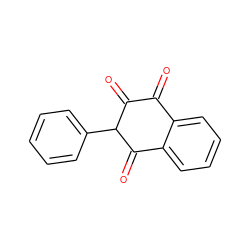 O=C1C(=O)C(c2ccccc2)C(=O)c2ccccc21 ZINC000000355159