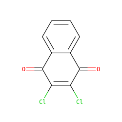O=C1C(Cl)=C(Cl)C(=O)c2ccccc21 ZINC000000135323