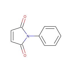 O=C1C=CC(=O)N1c1ccccc1 ZINC000000153348