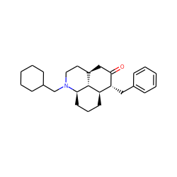 O=C1C[C@@H]2CCN(CC3CCCCC3)[C@@H]3CCC[C@H]([C@H]1Cc1ccccc1)[C@@H]23 ZINC001772629696